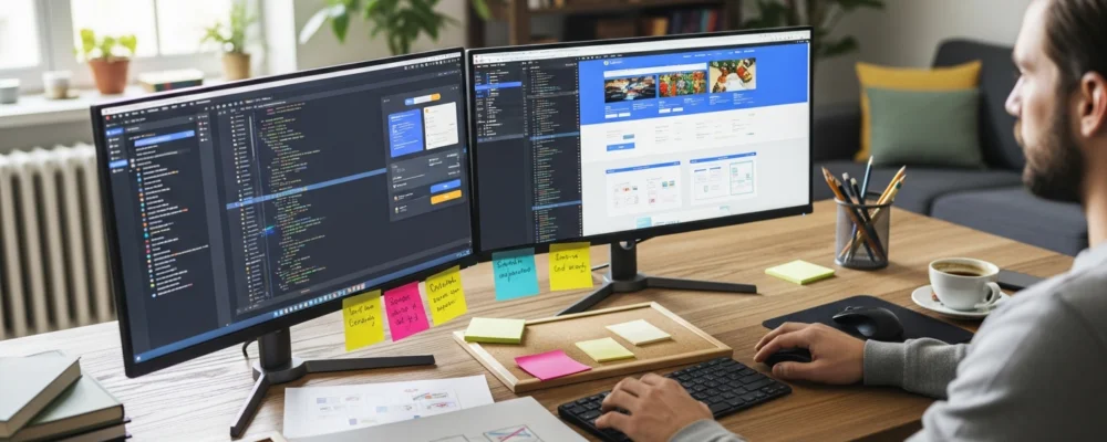 Création site web freelance : ce que ça change vraiment face à une agence — création site web freelance