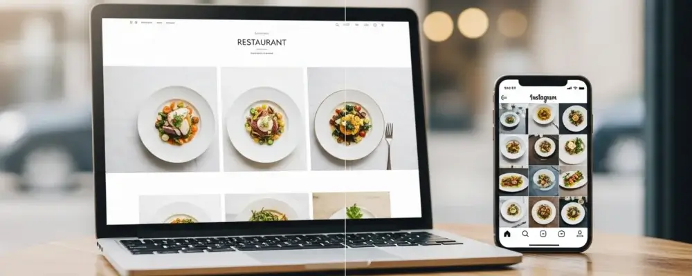 Site Web ou instagram