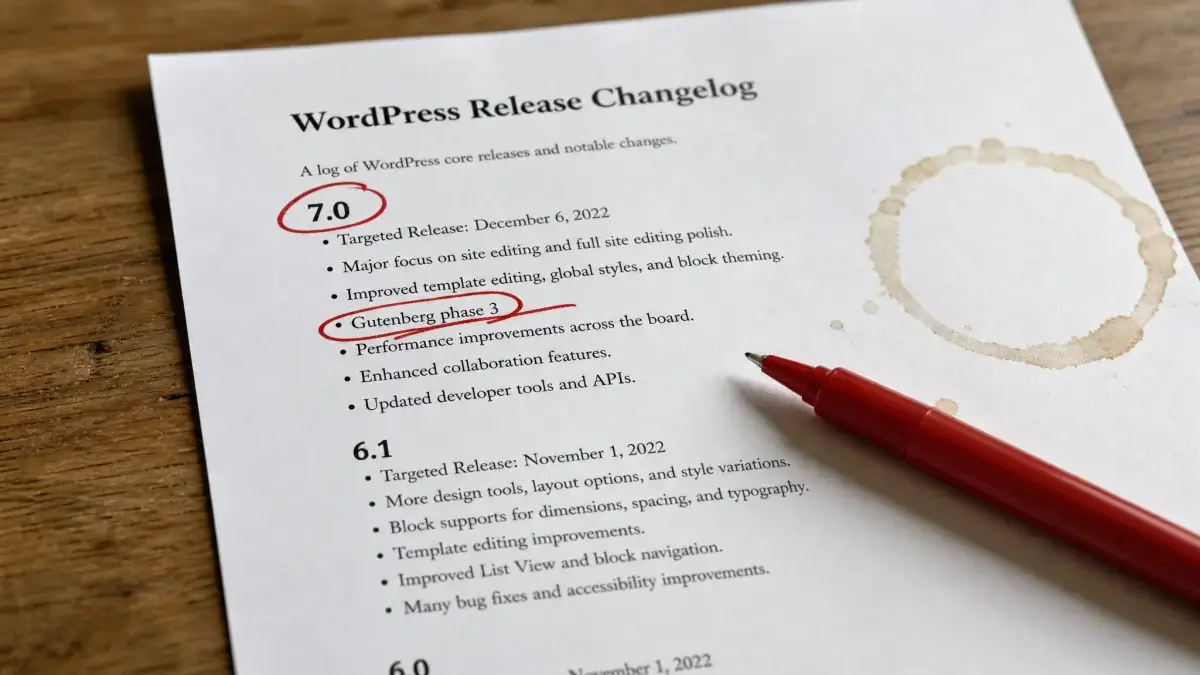 Faut il passer à WordPress 7.0 : ce que change vraiment cette version — Faut il passer à wordpress 7.0